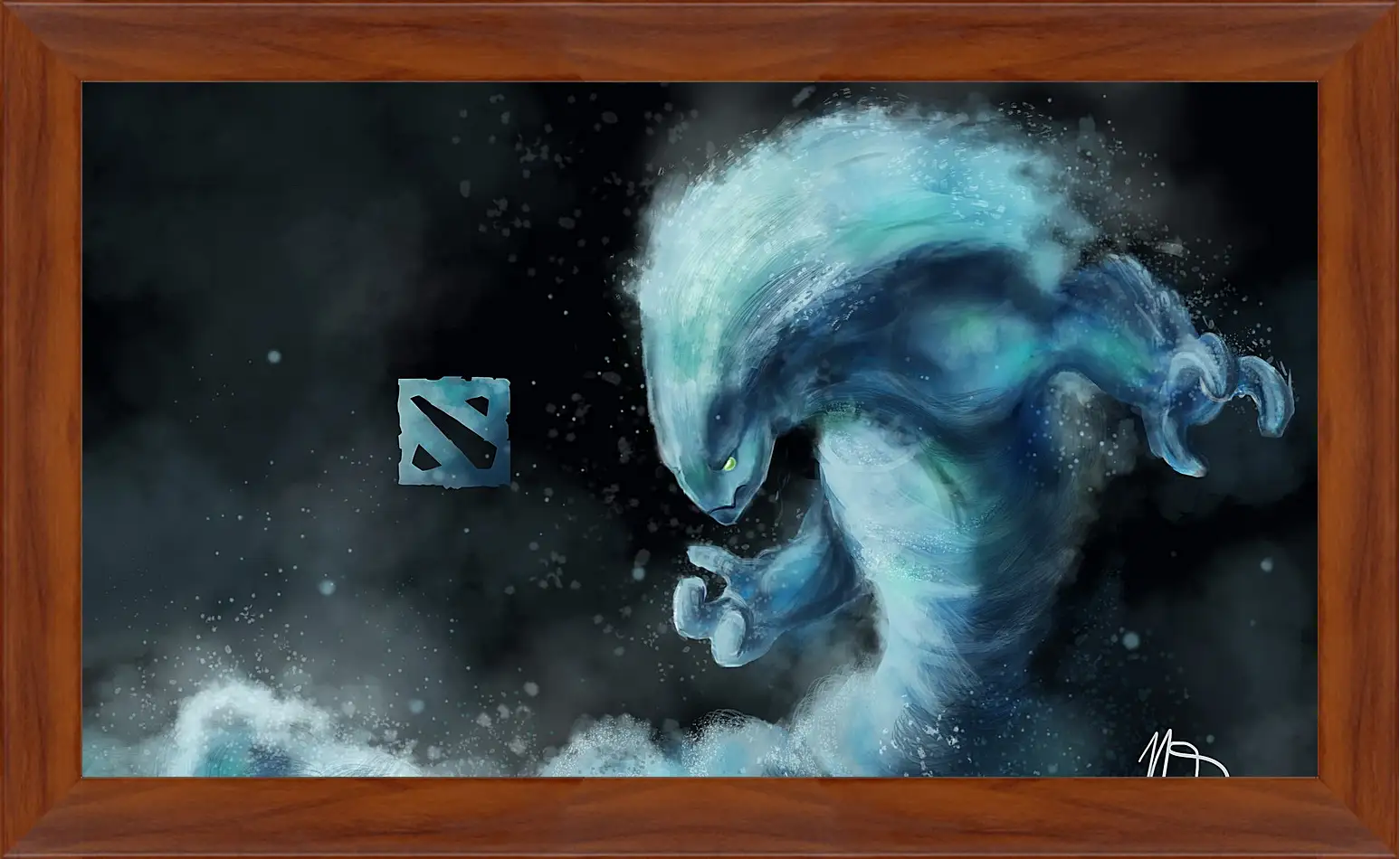 Картина в раме - morphling, dota 2, art