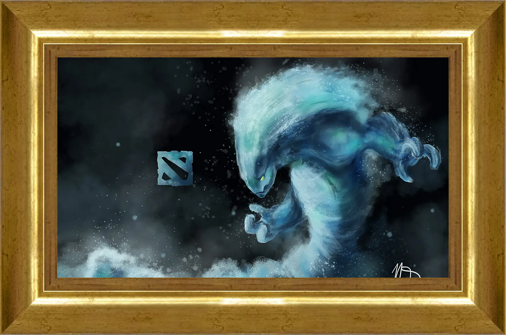 Картина в раме - morphling, dota 2, art