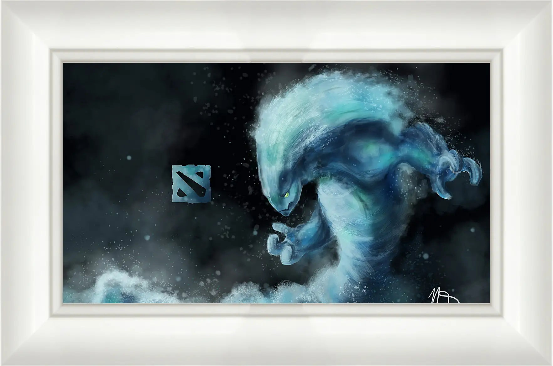 Картина в раме - morphling, dota 2, art