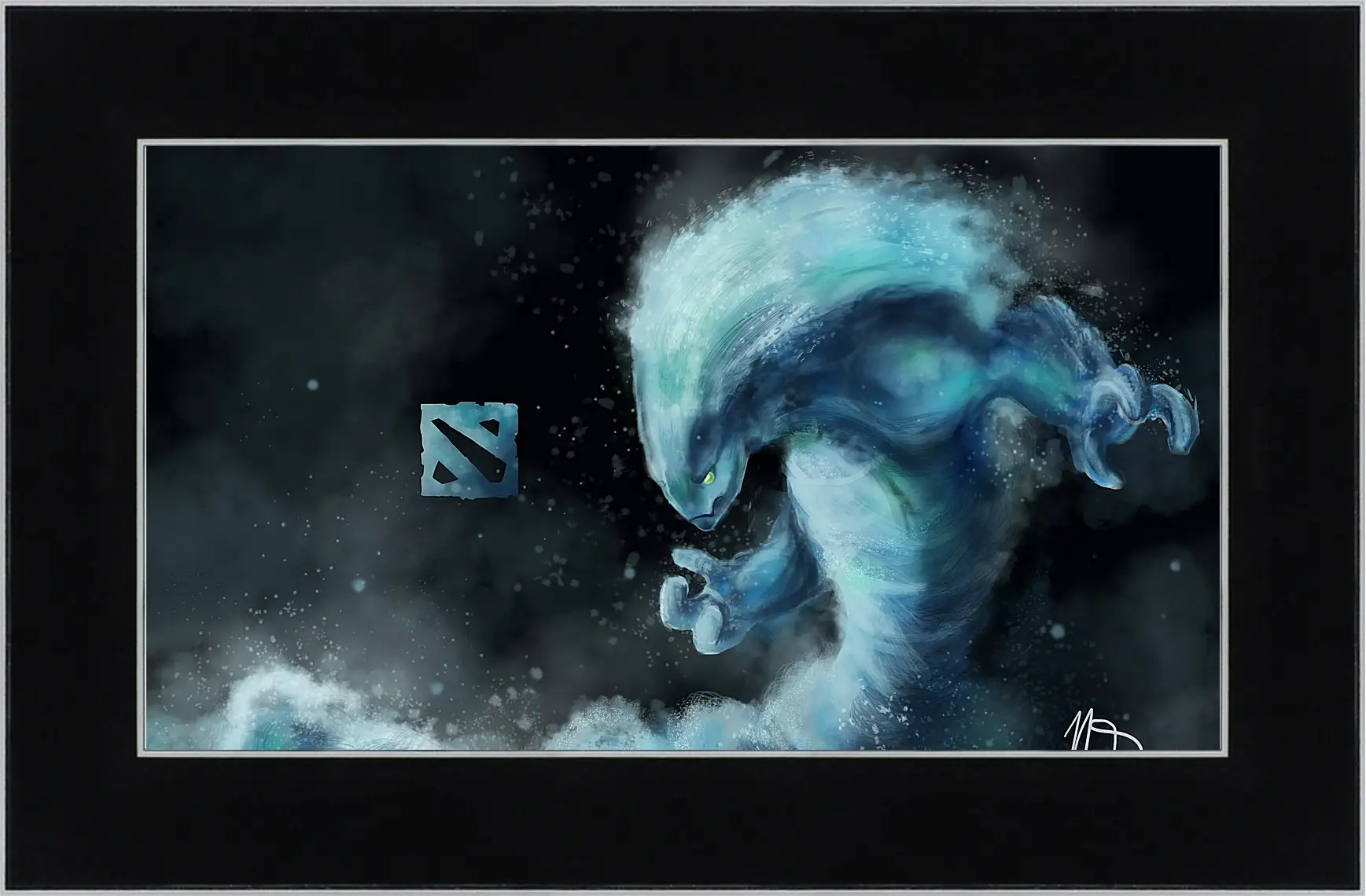 Картина в раме - morphling, dota 2, art