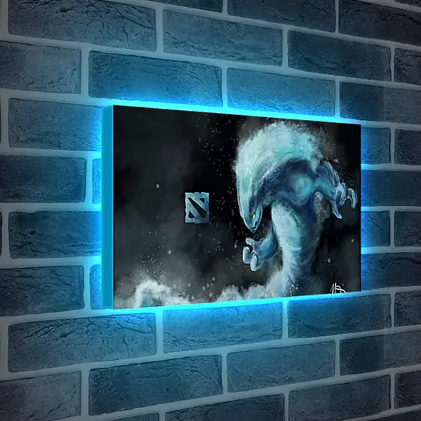 Лайтбокс световая панель - morphling, dota 2, art