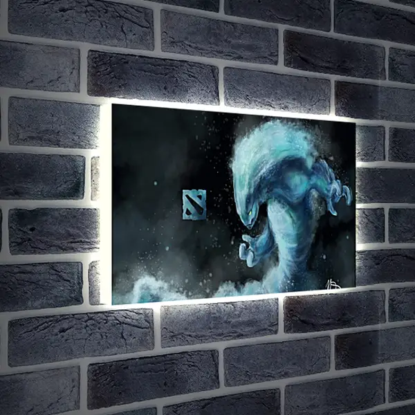 Лайтбокс световая панель - morphling, dota 2, art