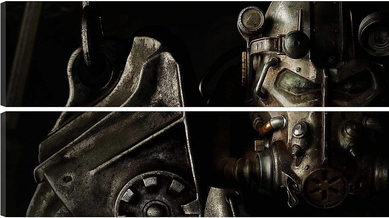 Модульная картина - fallout 4, paladin, armor