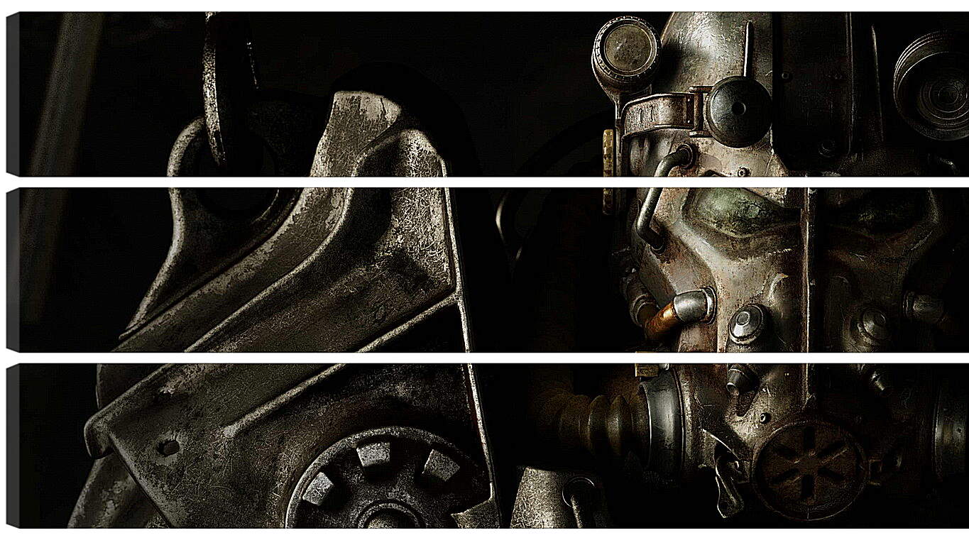 Модульная картина - fallout 4, paladin, armor