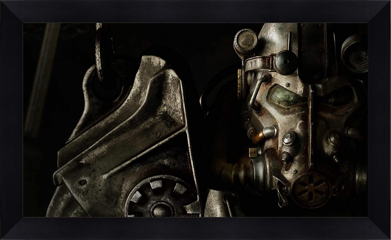 Картина в раме - fallout 4, paladin, armor