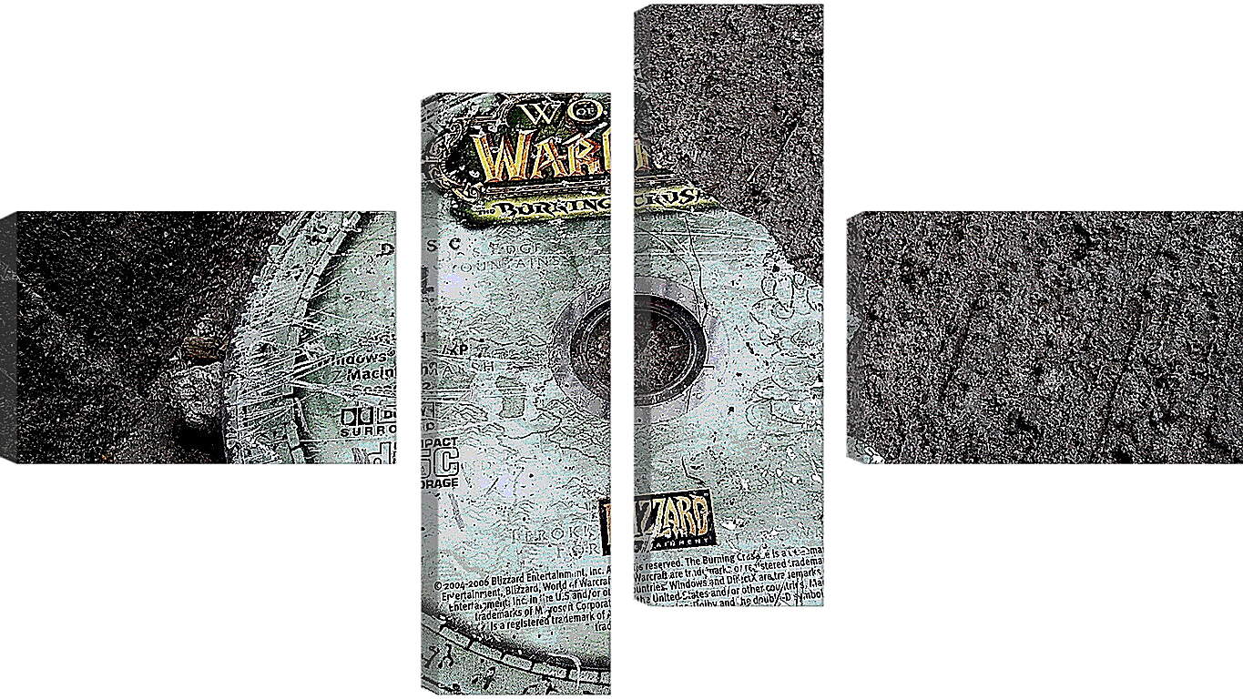 Модульная картина - world of warcraft, disk, cover