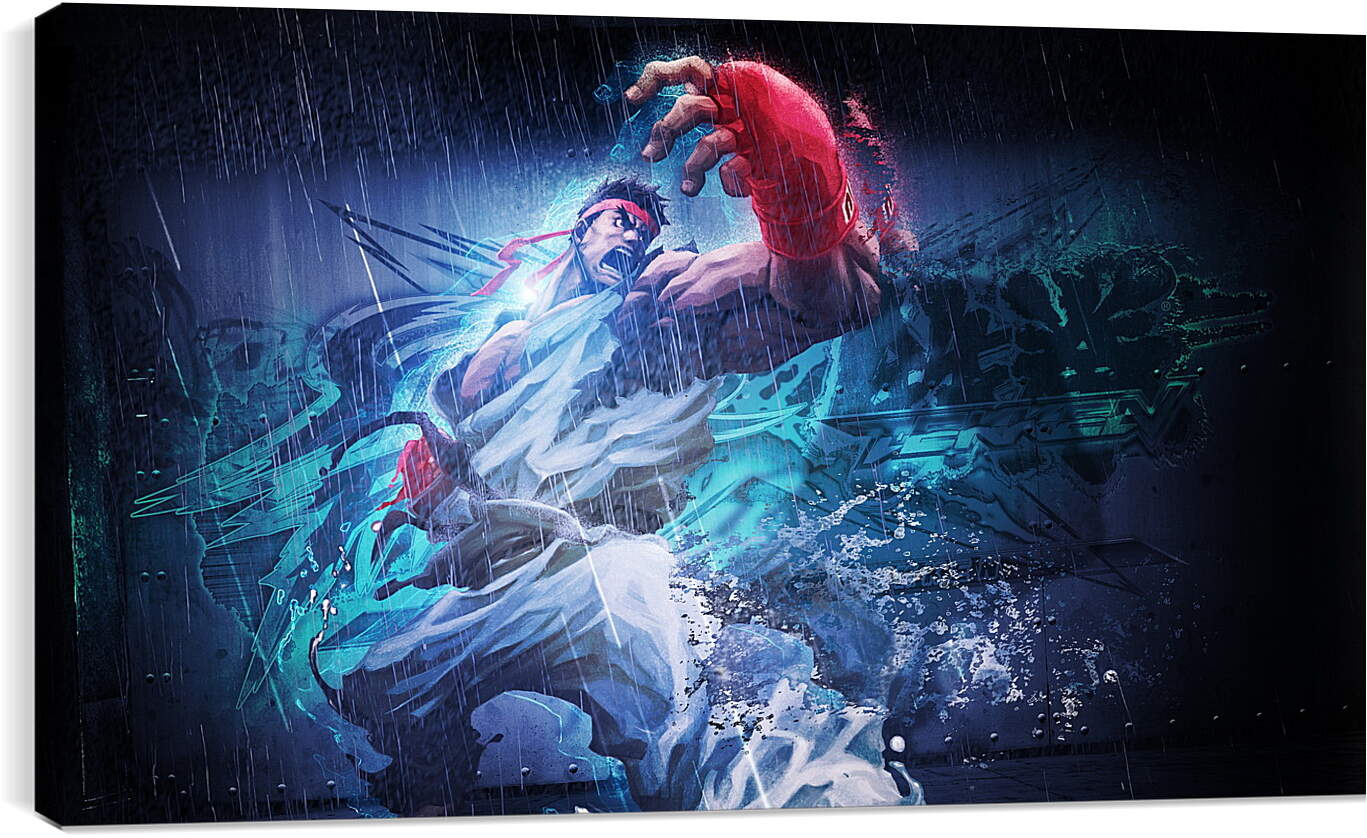 Постер и плакат - street fighter x tekken, ryu, angry
