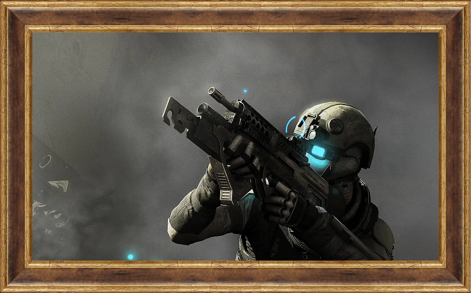 Картина в раме - tom clancys ghost recon future soldier, soldiers, machine
