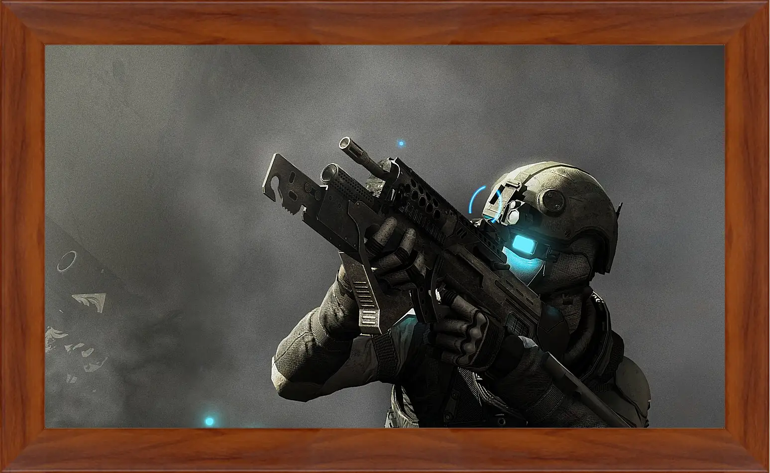 Картина в раме - tom clancys ghost recon future soldier, soldiers, machine
