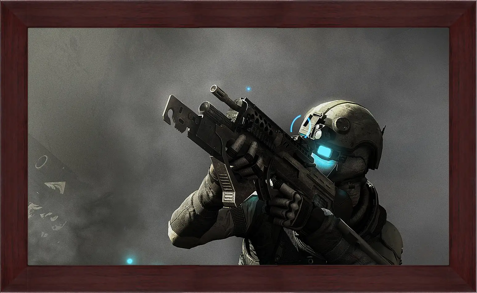 Картина в раме - tom clancys ghost recon future soldier, soldiers, machine
