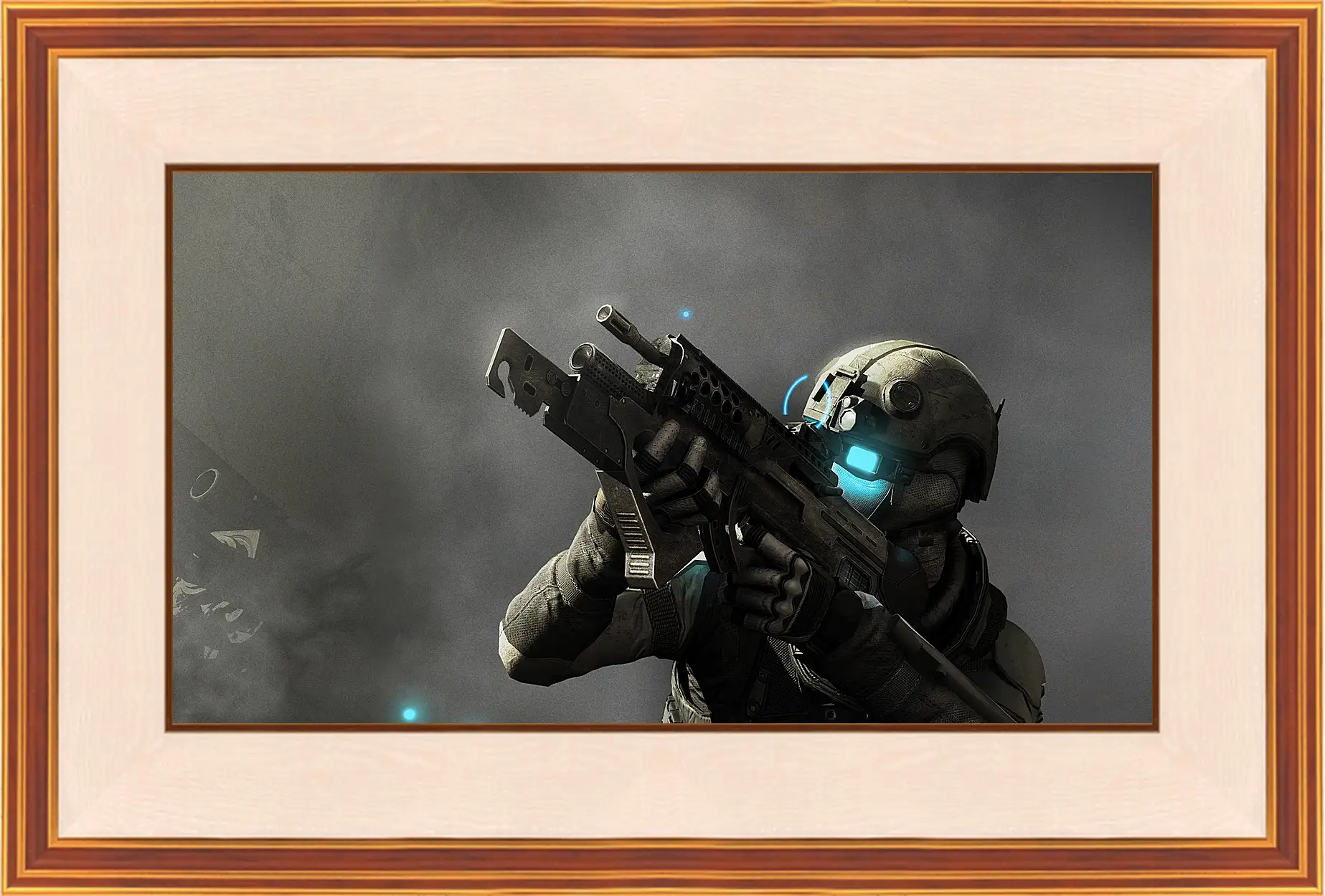 Картина в раме - tom clancys ghost recon future soldier, soldiers, machine
