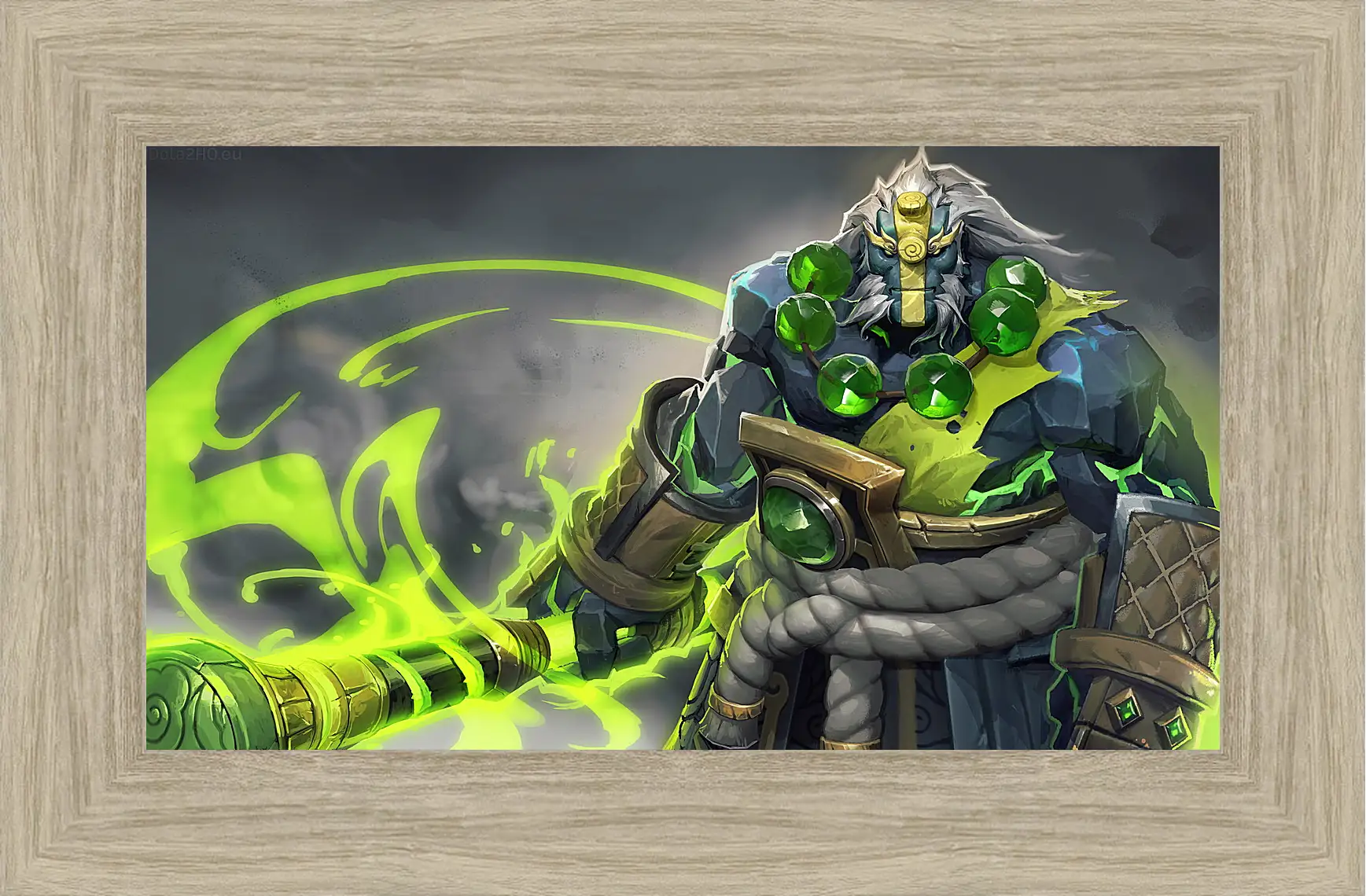 Картина в раме - earth spirit, dota 2, strength