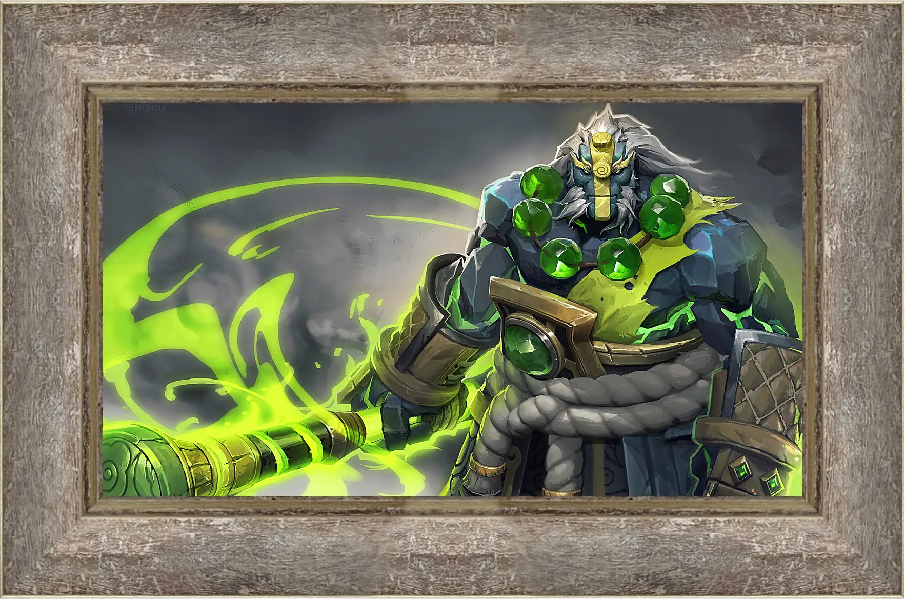 Картина в раме - earth spirit, dota 2, strength