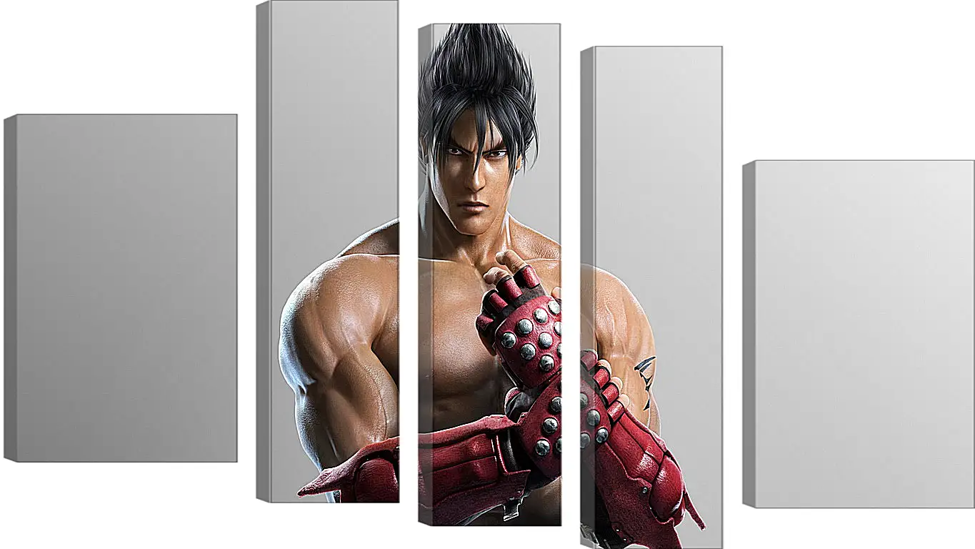 Модульная картина - jin kazama, tekken, game
