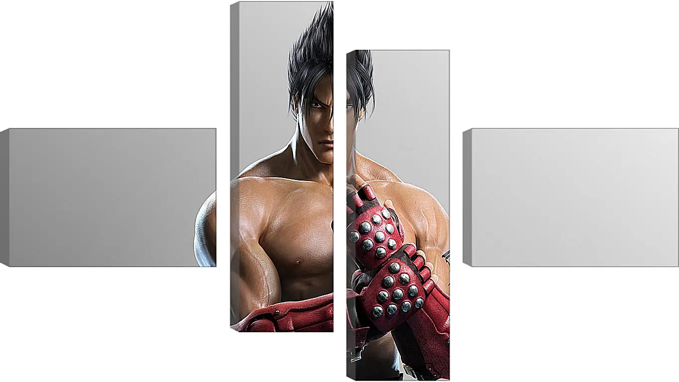 Модульная картина - jin kazama, tekken, game
