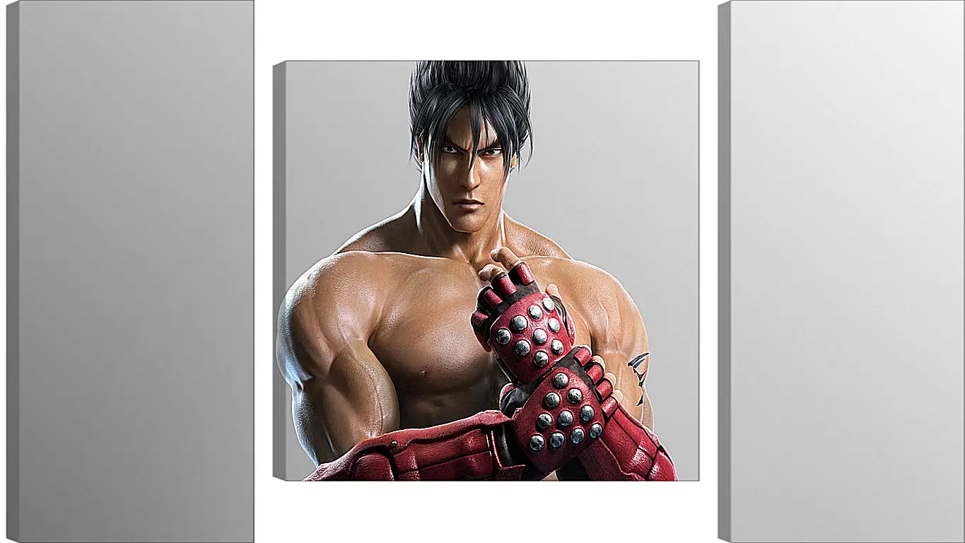 Модульная картина - jin kazama, tekken, game
