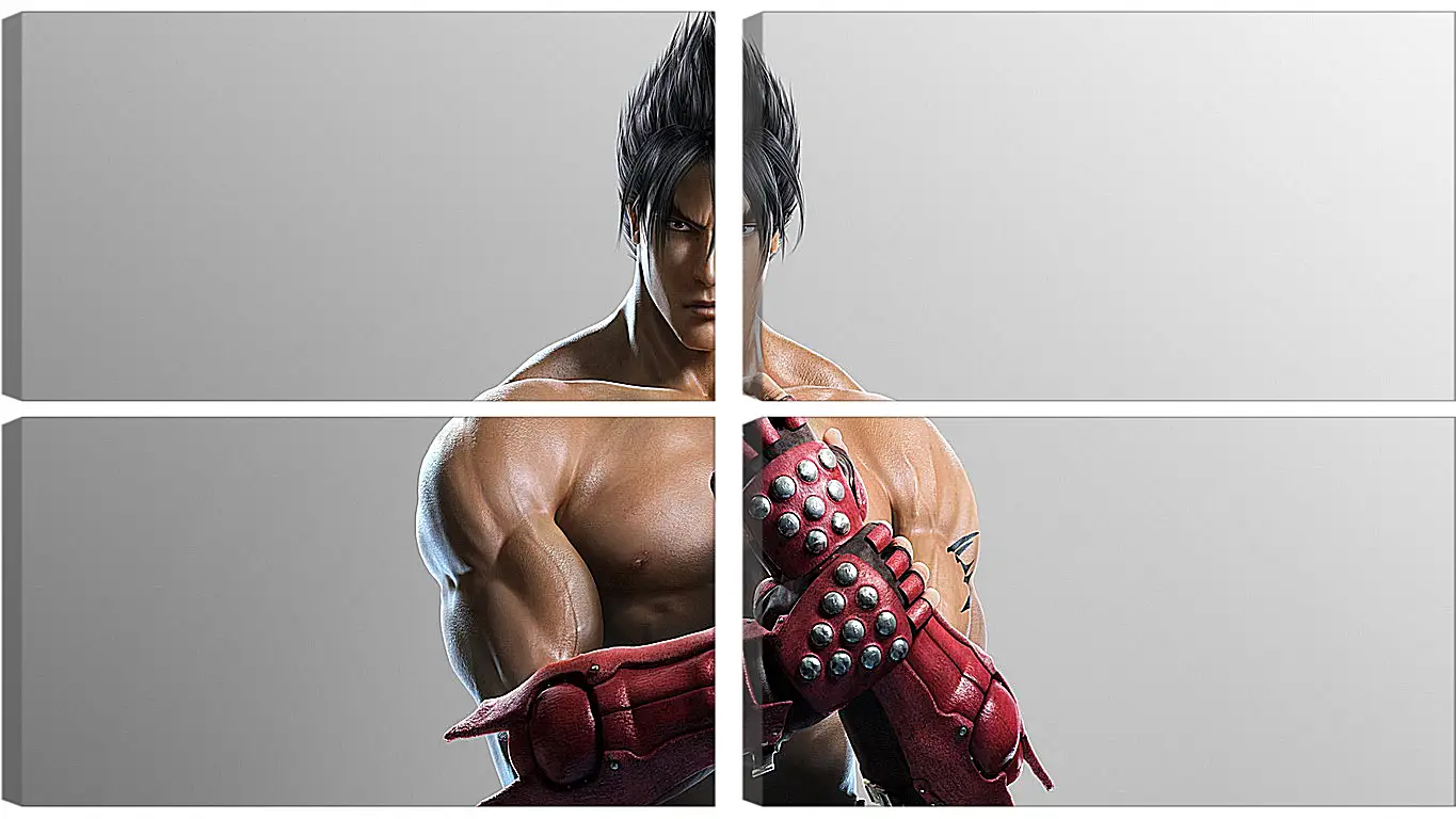 Модульная картина - jin kazama, tekken, game
