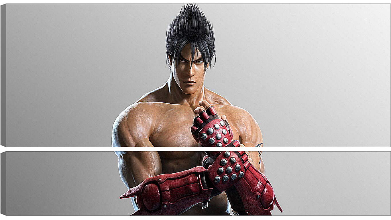 Модульная картина - jin kazama, tekken, game
