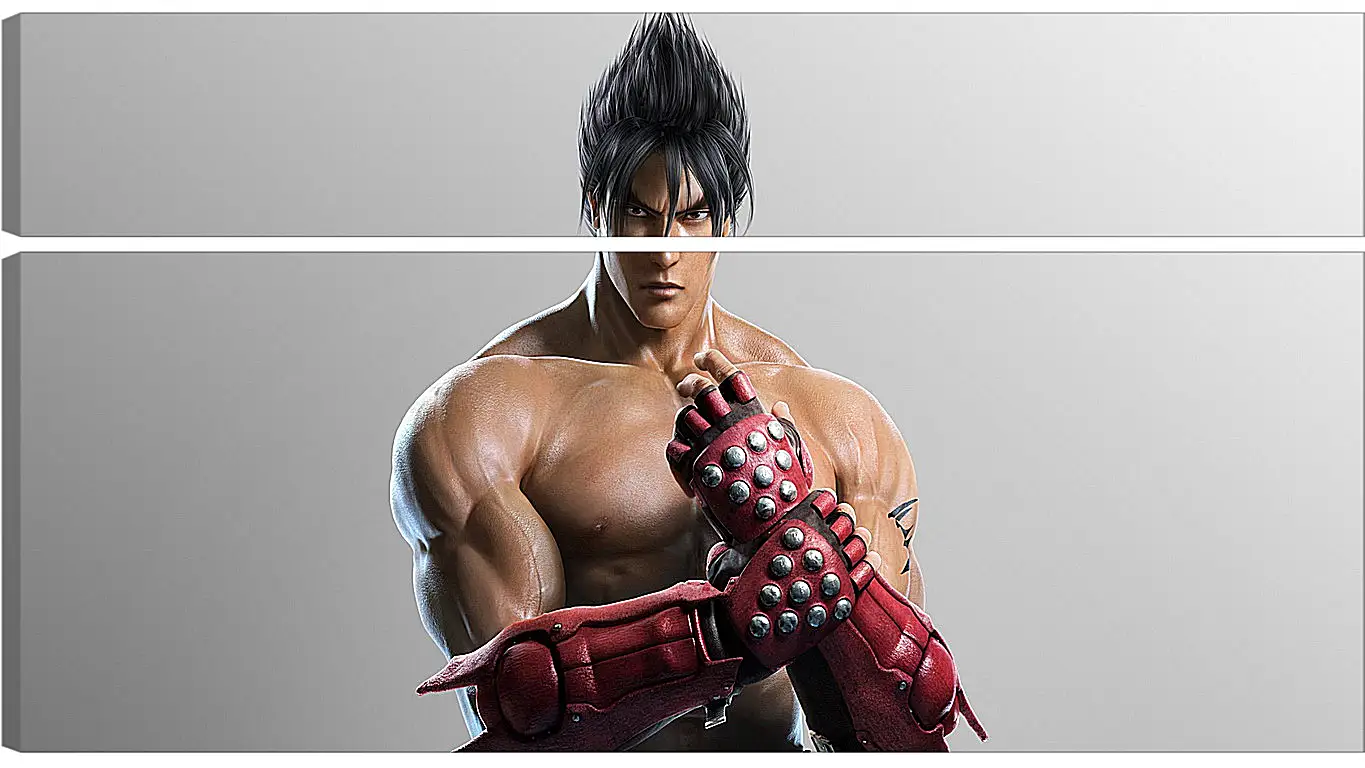 Модульная картина - jin kazama, tekken, game
