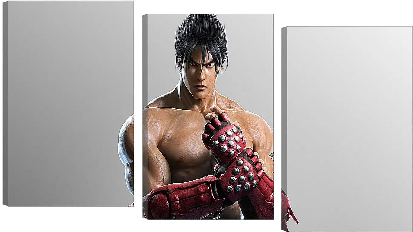 Модульная картина - jin kazama, tekken, game
