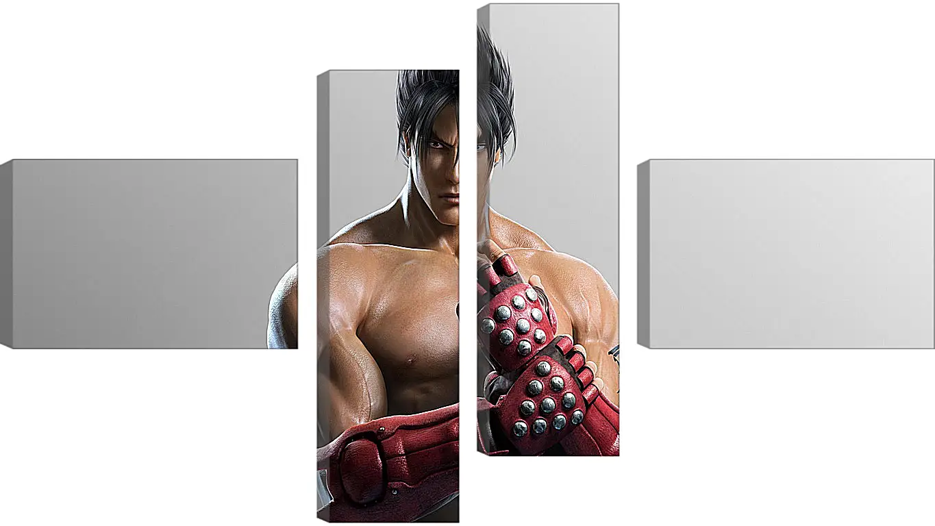 Модульная картина - jin kazama, tekken, game
