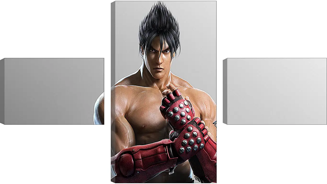 Модульная картина - jin kazama, tekken, game
