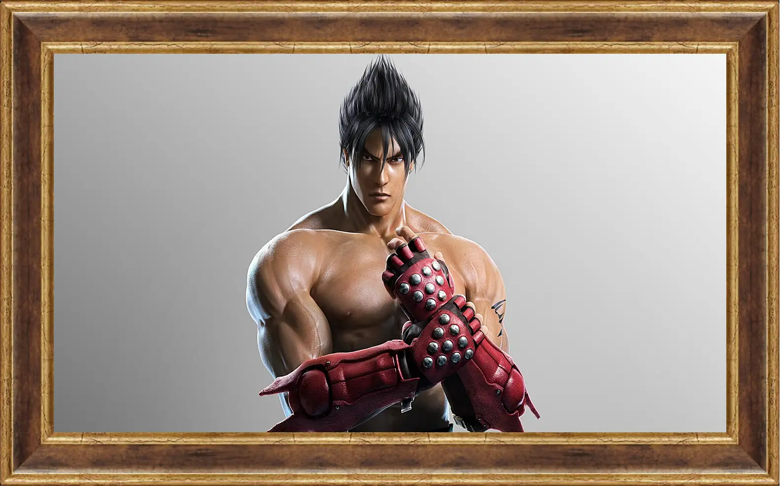 Картина в раме - jin kazama, tekken, game
