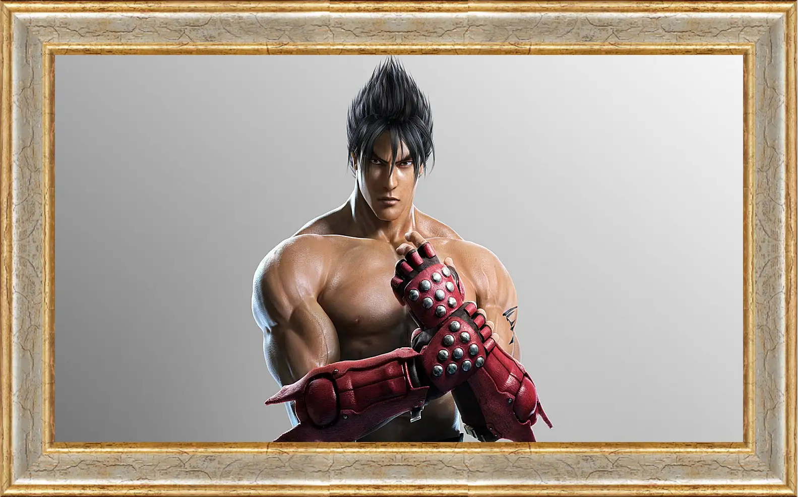 Картина в раме - jin kazama, tekken, game
