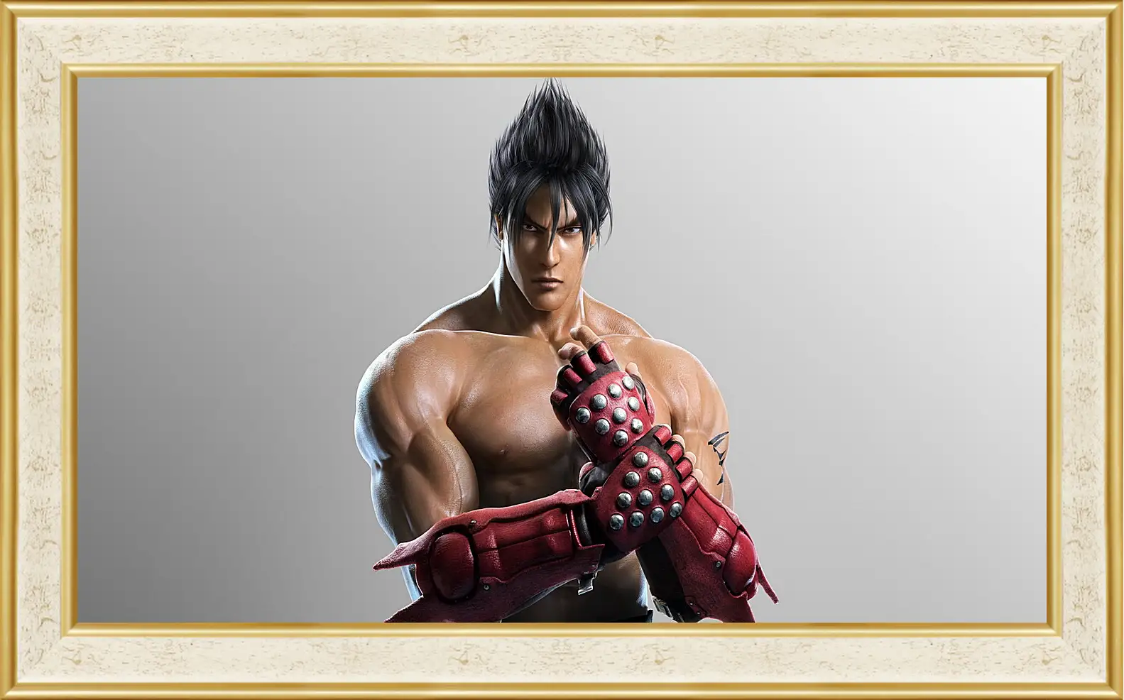 Картина в раме - jin kazama, tekken, game
