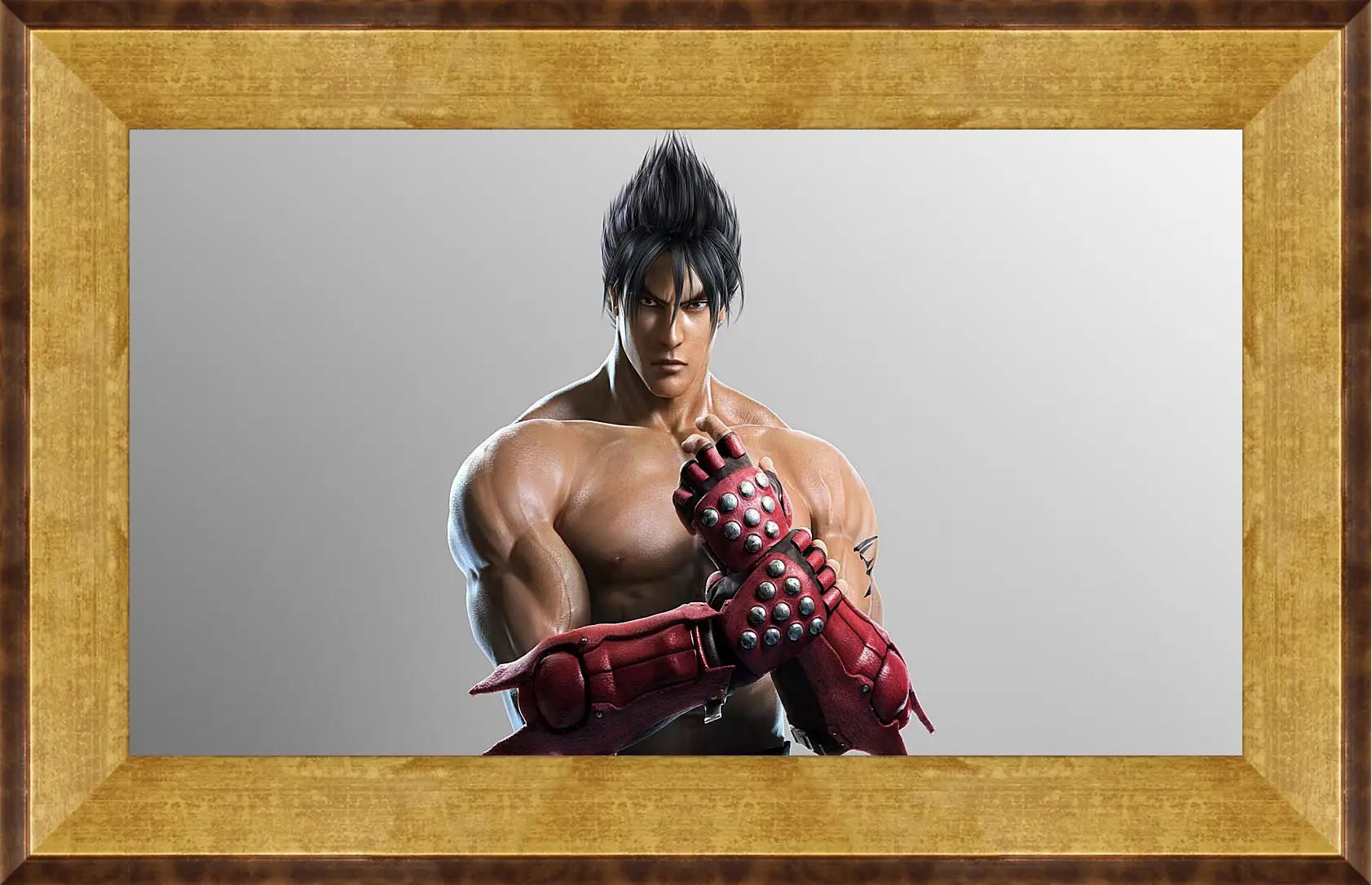 Картина в раме - jin kazama, tekken, game
