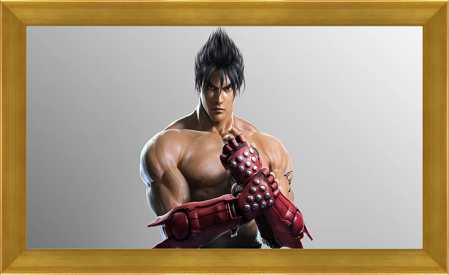 Картина в раме - jin kazama, tekken, game
