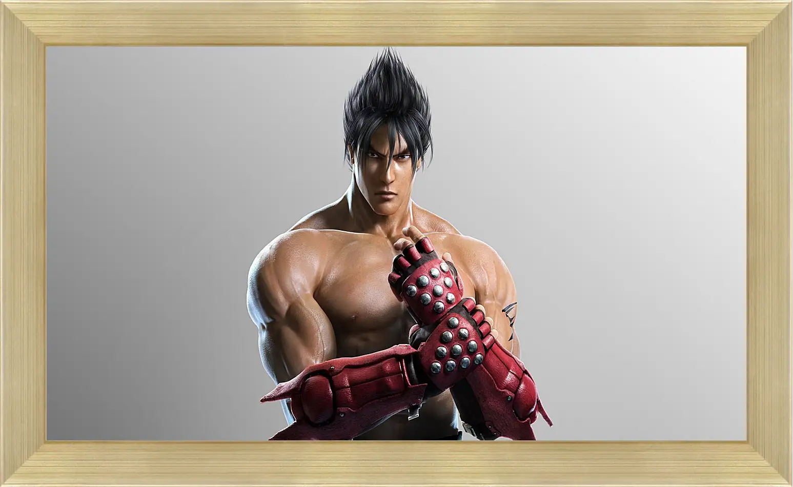 Картина в раме - jin kazama, tekken, game
