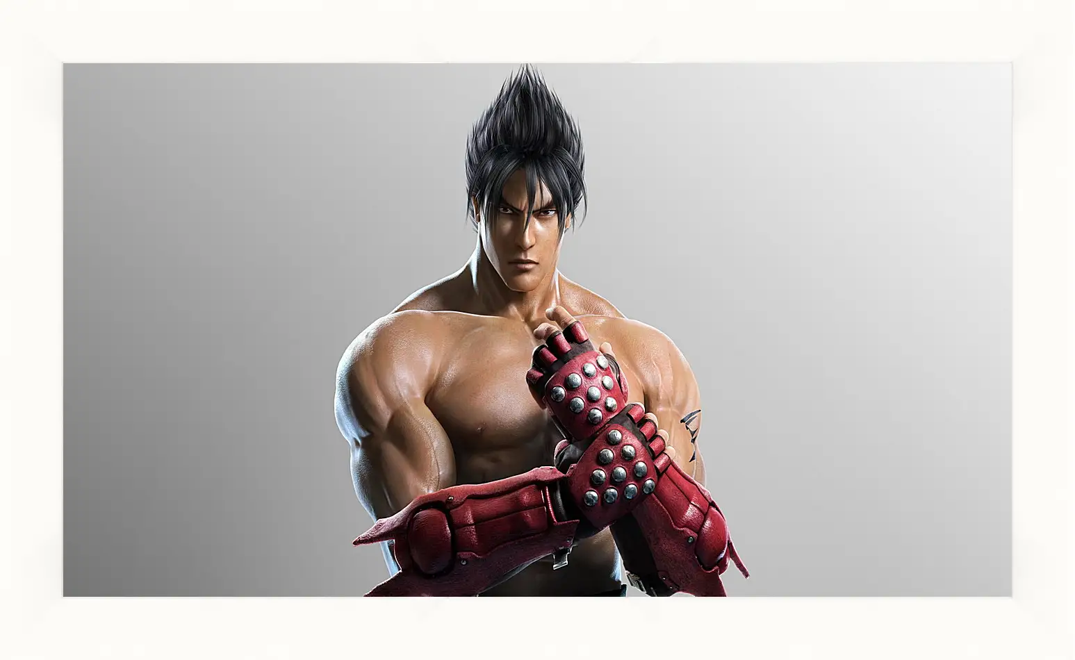 Картина в раме - jin kazama, tekken, game
