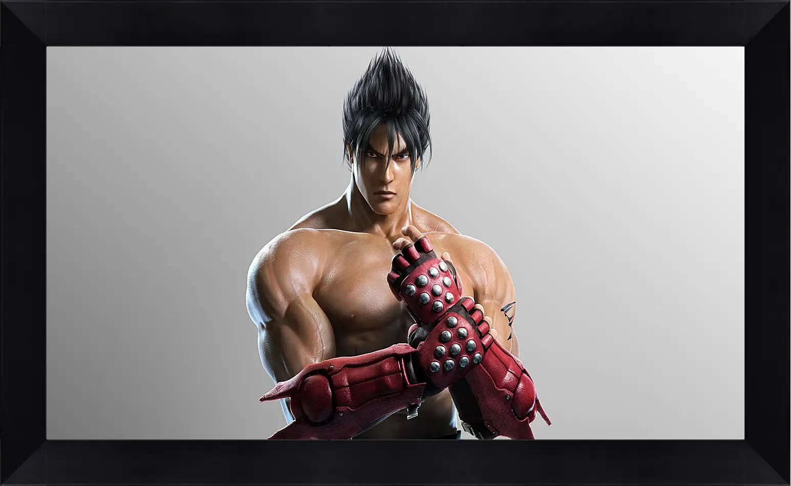 Картина в раме - jin kazama, tekken, game
