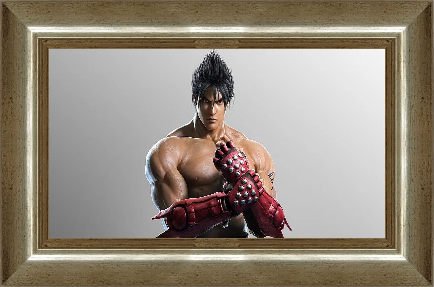 Картина в раме - jin kazama, tekken, game
