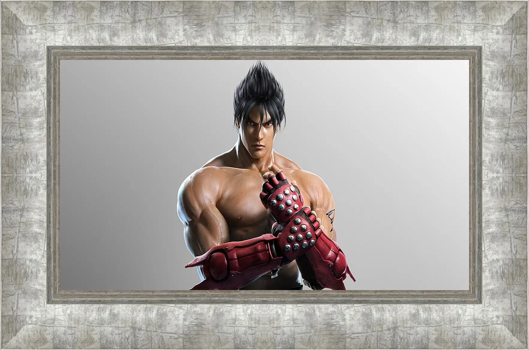 Картина в раме - jin kazama, tekken, game
