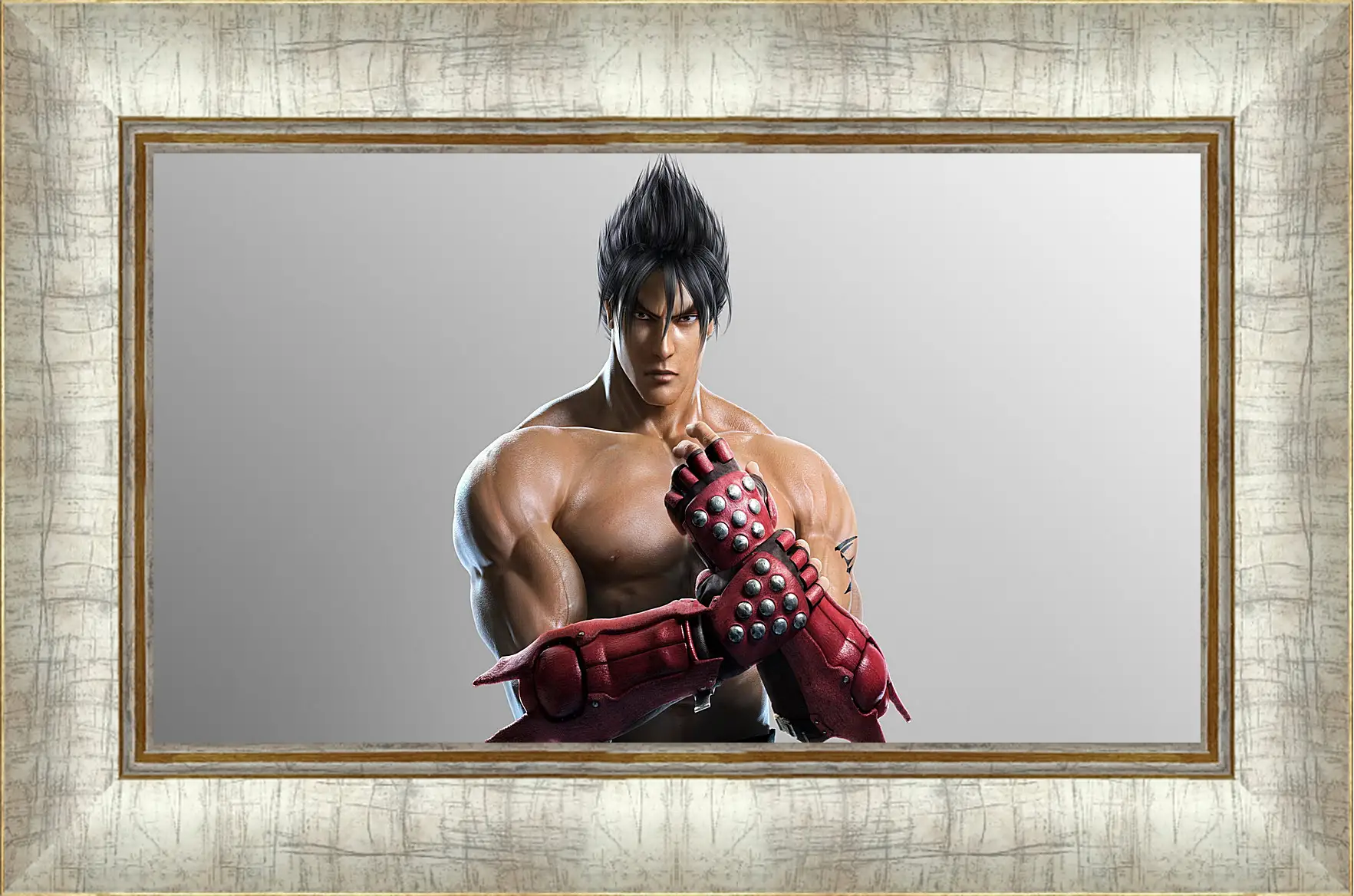 Картина в раме - jin kazama, tekken, game
