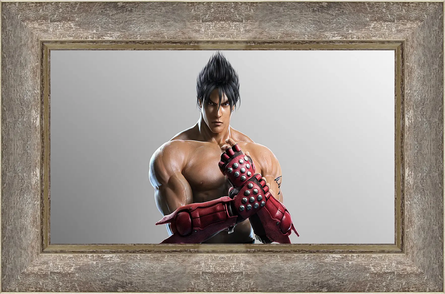 Картина в раме - jin kazama, tekken, game
