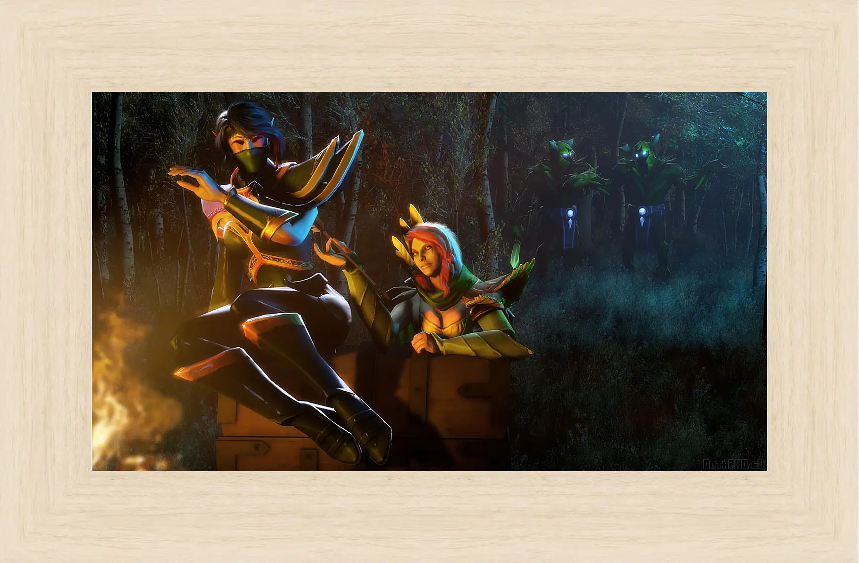 Картина в раме - windrunner, templar assassin, dota 2
