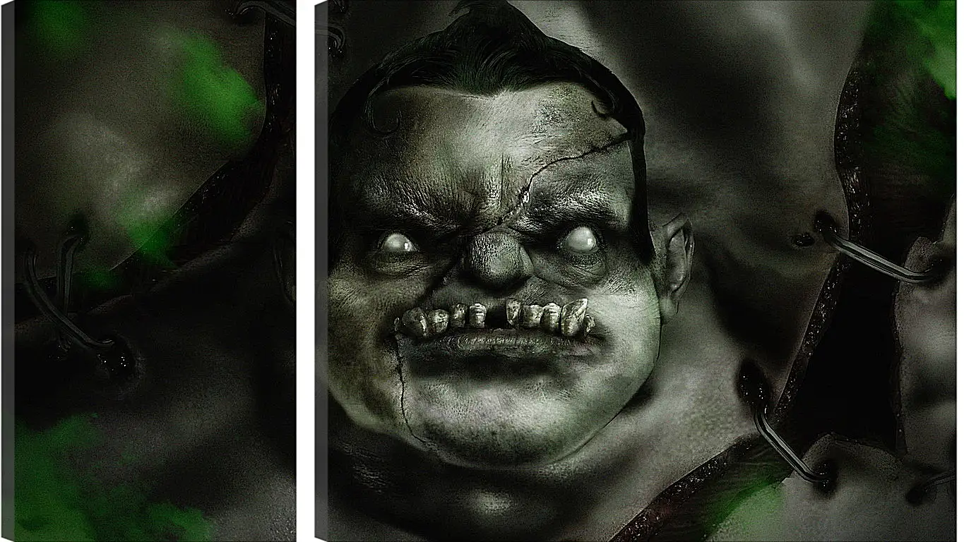 Модульная картина - pudge, butcher, dota 2