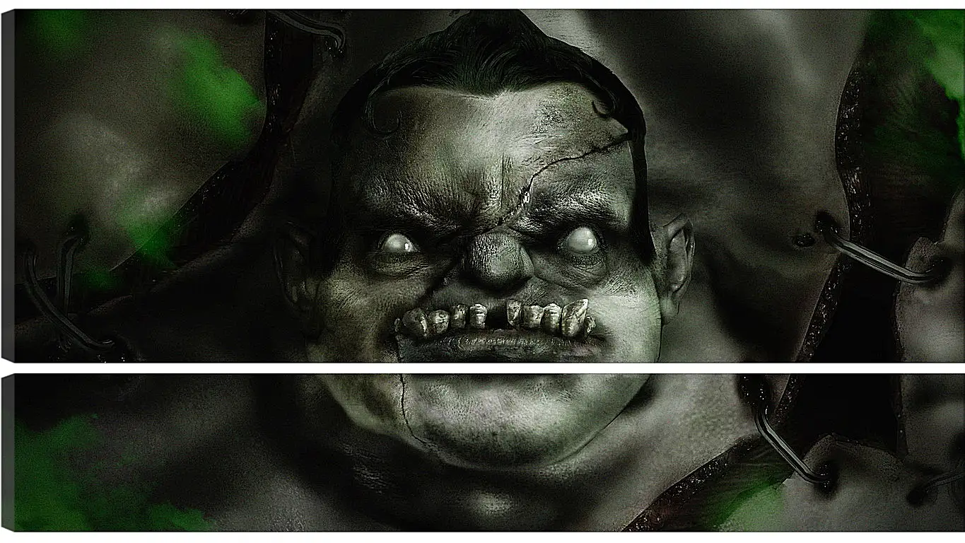 Модульная картина - pudge, butcher, dota 2