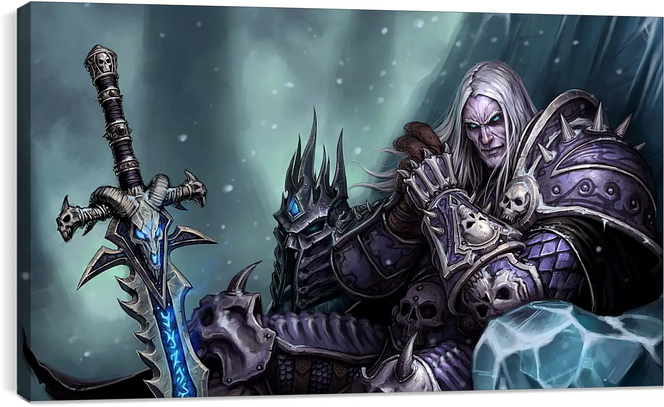 Постер и плакат - the lich king, world of warcraft wrath of the lich king, world of warcraft
