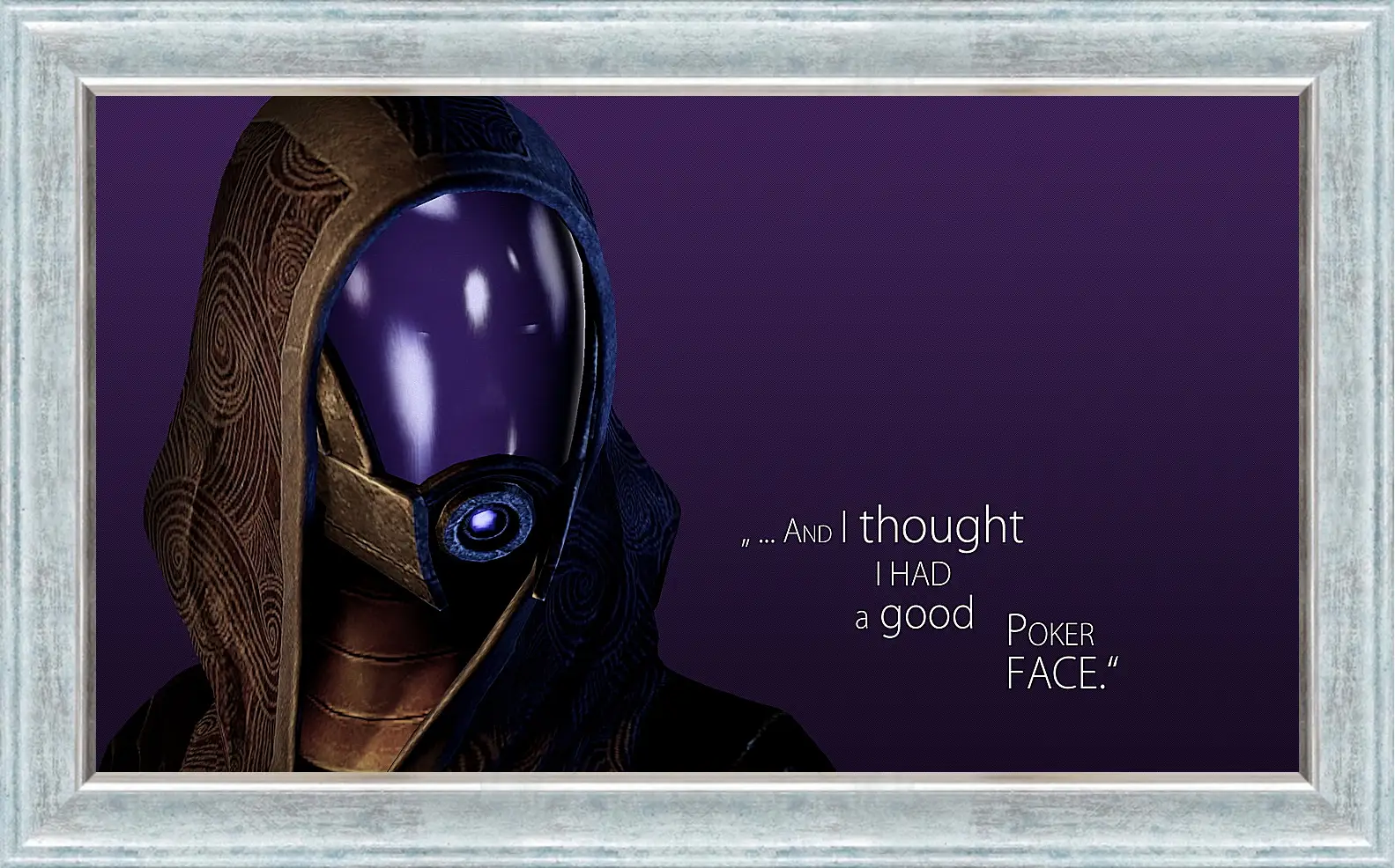 Картина в раме - mass effect, tau zorah vas normandy, quote
