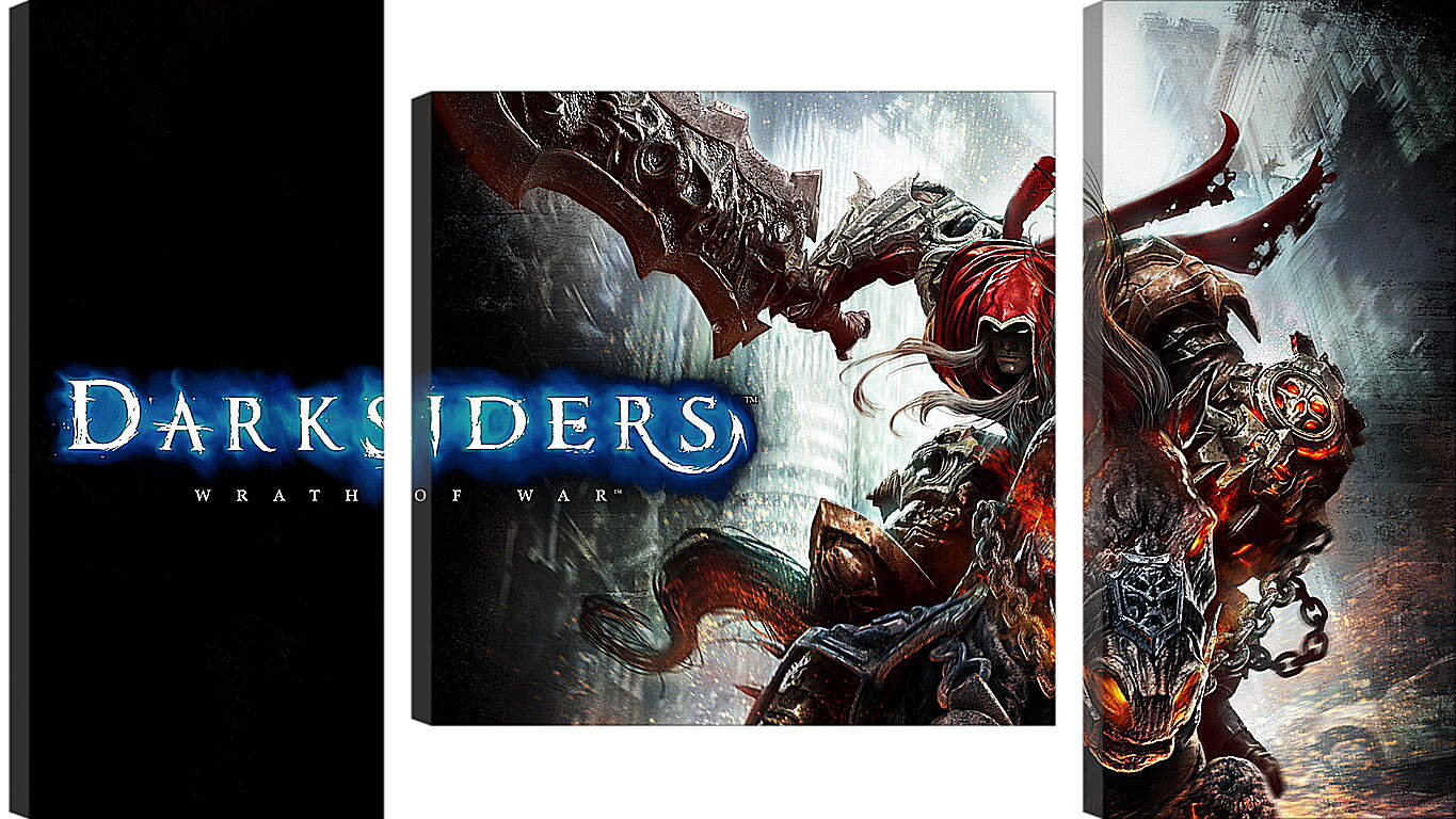 Модульная картина - darksiders wrath of war, war, horse
