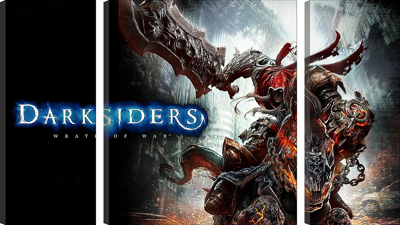 Модульная картина - darksiders wrath of war, war, horse
