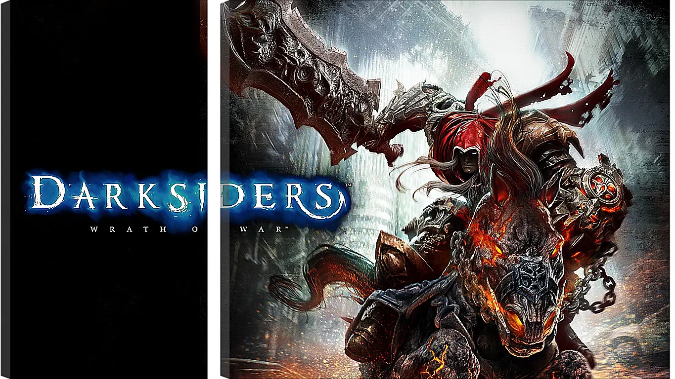 Модульная картина - darksiders wrath of war, war, horse
