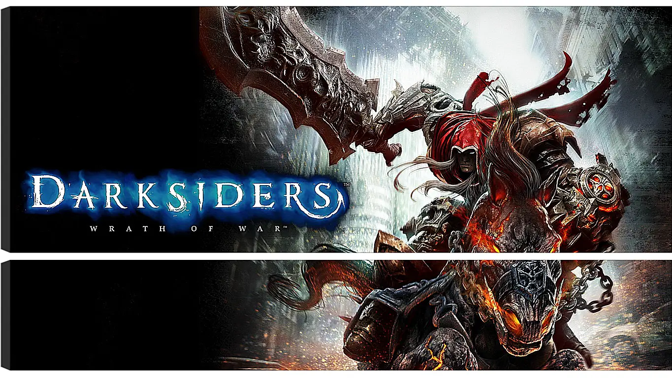 Модульная картина - darksiders wrath of war, war, horse
