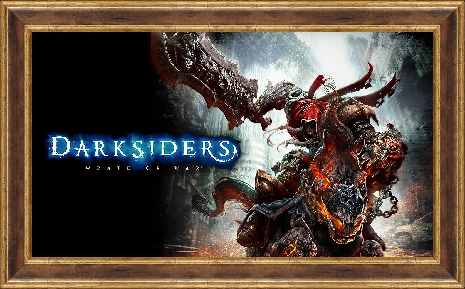 Картина в раме - darksiders wrath of war, war, horse
