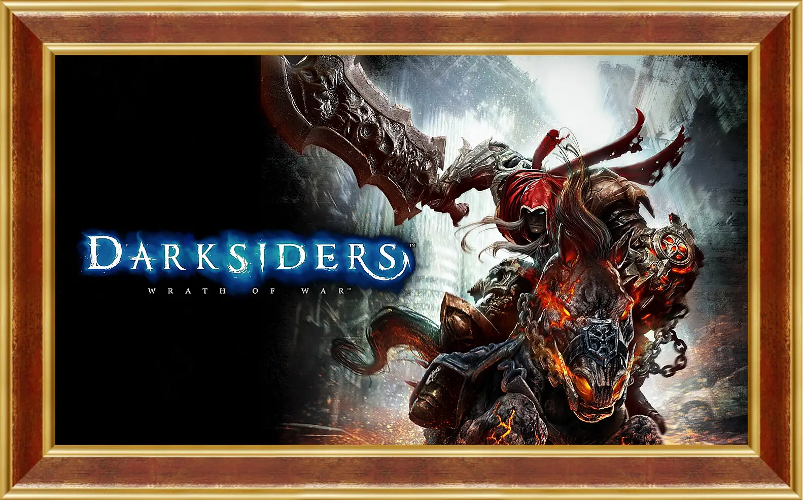 Картина в раме - darksiders wrath of war, war, horse
