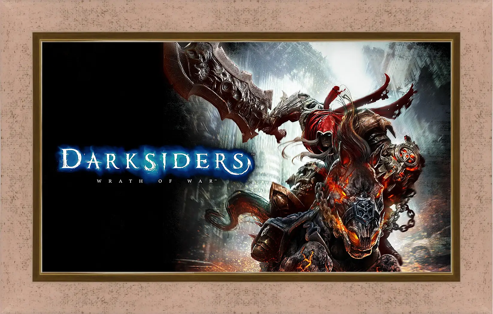 Картина в раме - darksiders wrath of war, war, horse
